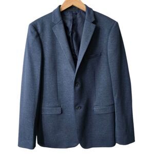 TOPMAN Mens Blue Jacket Coat Size 42 2 Button Closure
